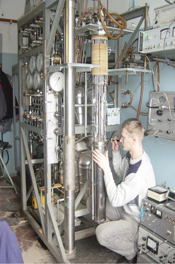 Thermometers For Liquids. Liquid helium demand ~ 10